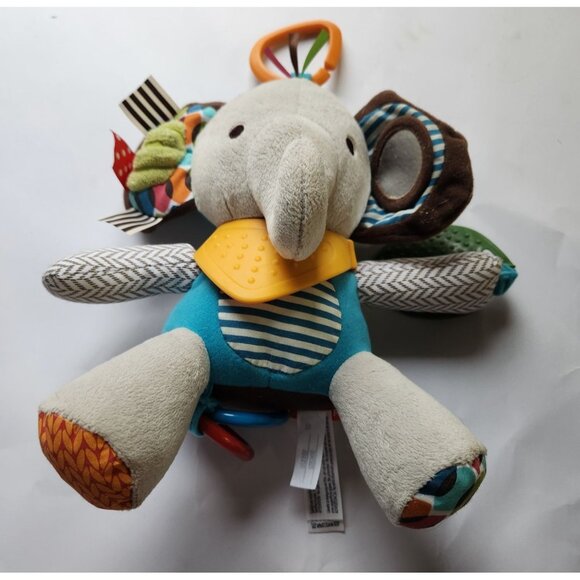 Skip Hop Baby Activity Elephant Toy With Teether & Rings - Picture 1 of 8